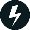 All electric shear icon